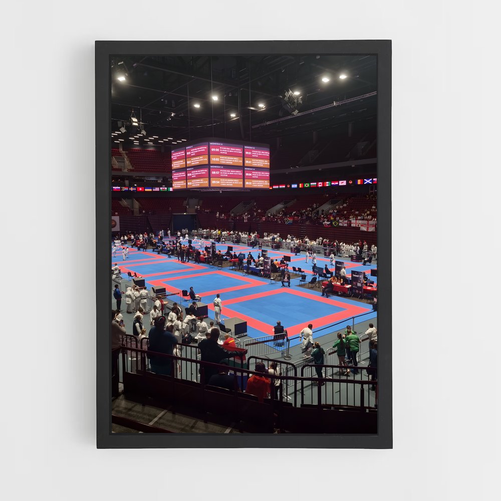 Poster World karate – affiche Karaté (vue 2)